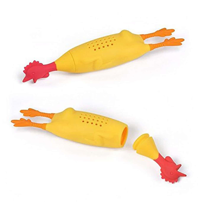 2G1388 Kitchen Tools and Gadgets Silicone Screaming Chicken Spice Box Seasoning Container Spice Bag for Cooking