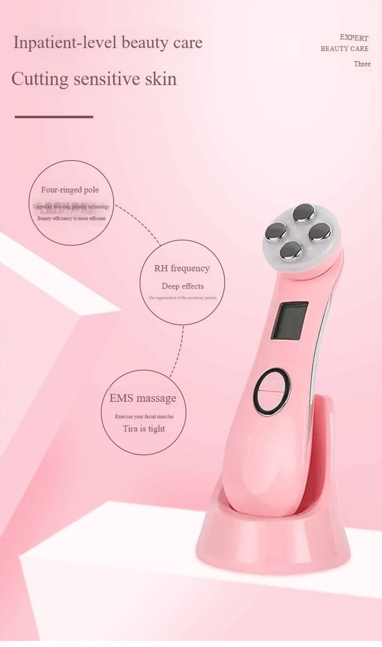 Microcurrent infusion instrument, electroporation, anti-wrinkle, photorejuvenation, lifting and firming beauty instrument gift
