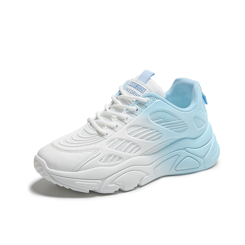 F33-1 Women's Summer New Versatile Platform Sneakers Breathable Mesh Running Shoes