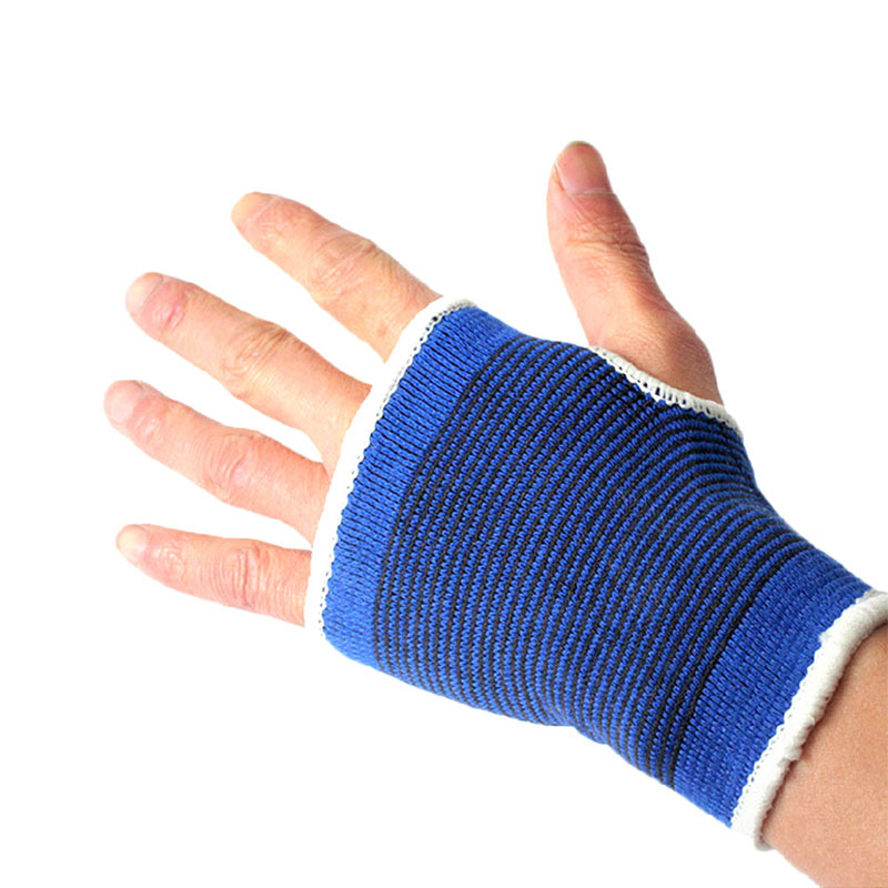 Simple Fitness Gloves Hand Polyester Cotton Knitted Wrist Guards Handguards Sports Warm Protective Gear Sweat Band