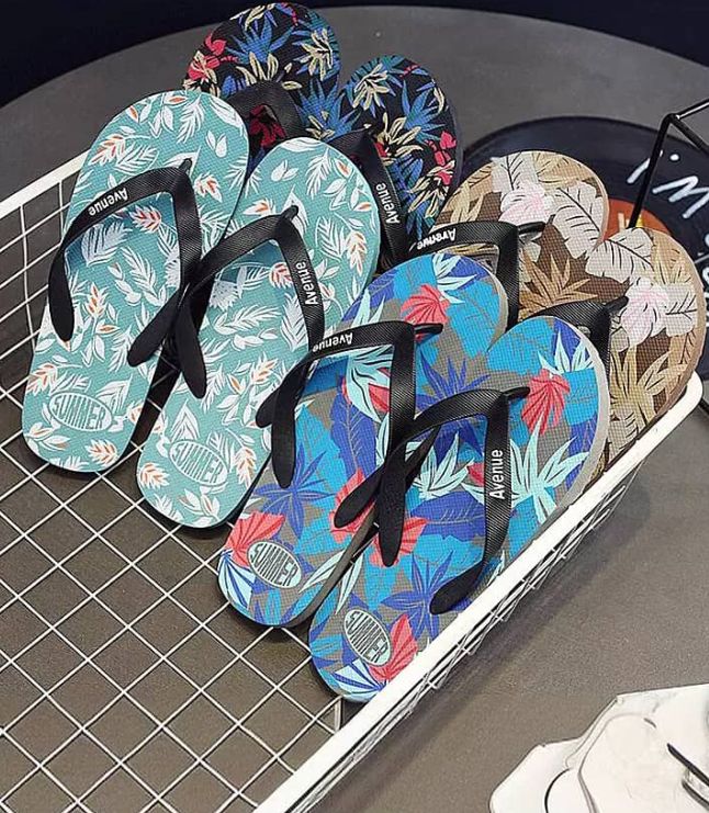 Custom Logo Print PVC Flipflops Slipper- Outdoor Strand Unisex Slippers