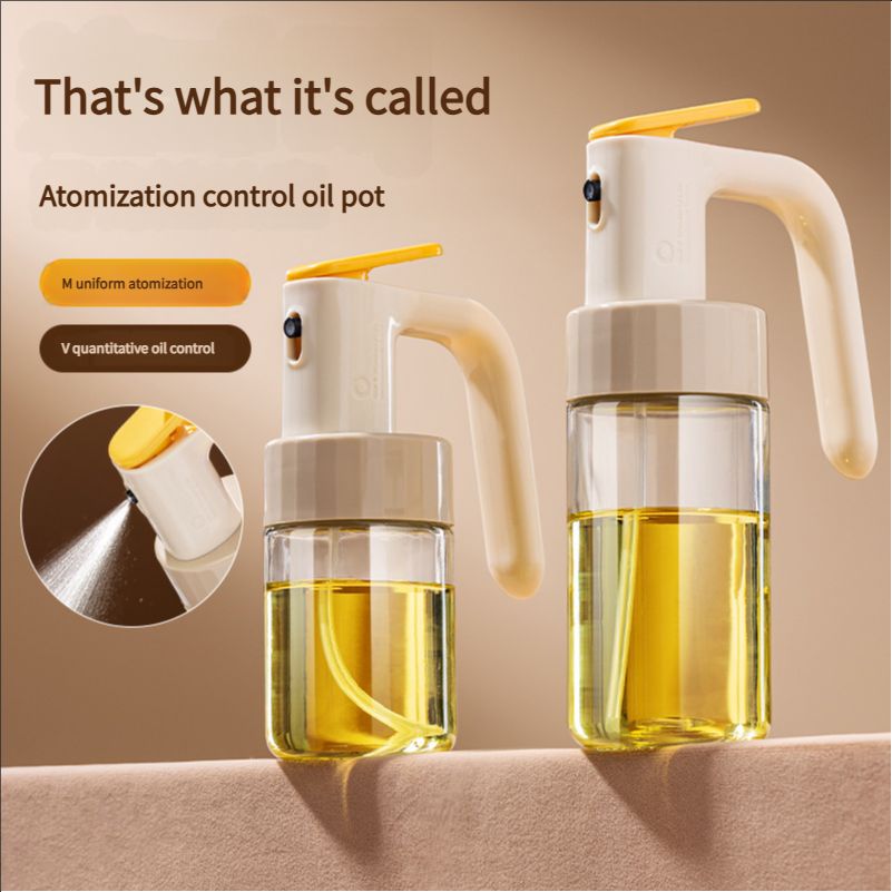 Glass oil sprayer kitchen household air fryer oil spray bottle spray edible oil mist oil pot oil spray pot