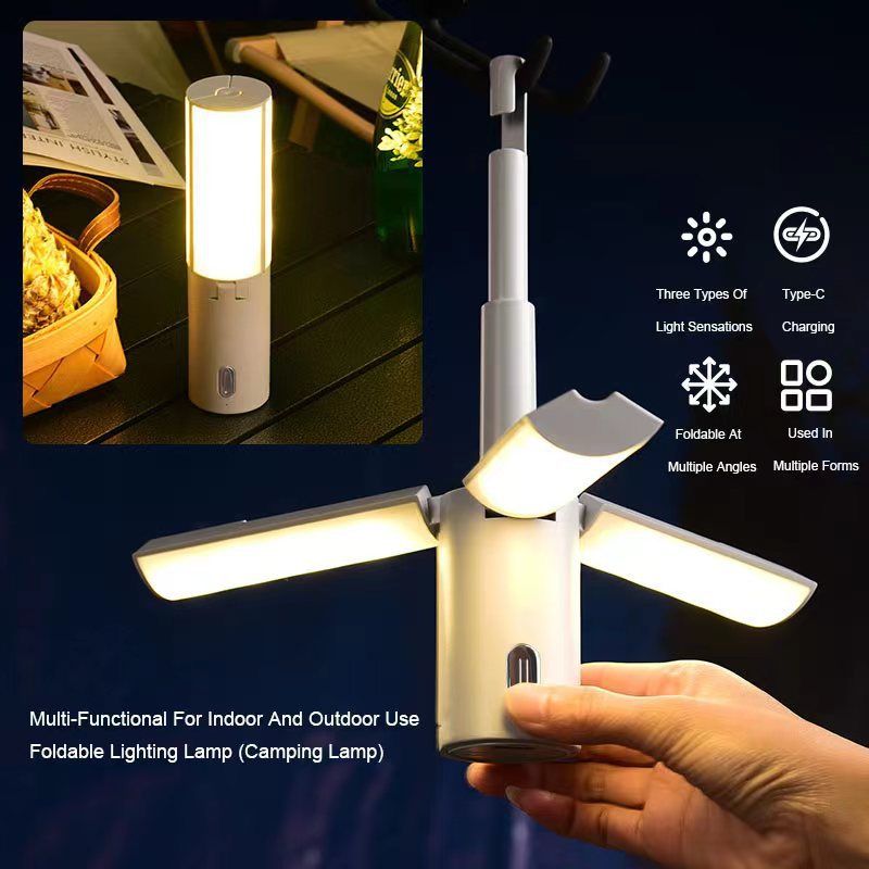 New Foldable Multi-Functional LED Camping Lantern Vintage Horse Lamp Design Portable Handheld & Hanging Tent Light Adjustable Brightness Long Lasting Battery Waterproof Outdoor Lighting For Camping, Hiking, Fishing, Picnic, Emergency, Student Dorm Bedroom