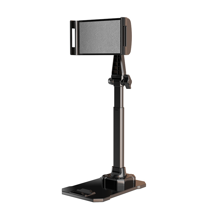 Phone Holder Live Streaming Shooting Tablet Phone Desktop Telescopic Lazy Stand Multi Functional Rotatable Adjustable Angle Metal Bracket