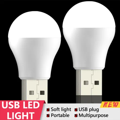 USB Light 5V 1W Usb LED Lamp Eye Protection Reading Light Computer