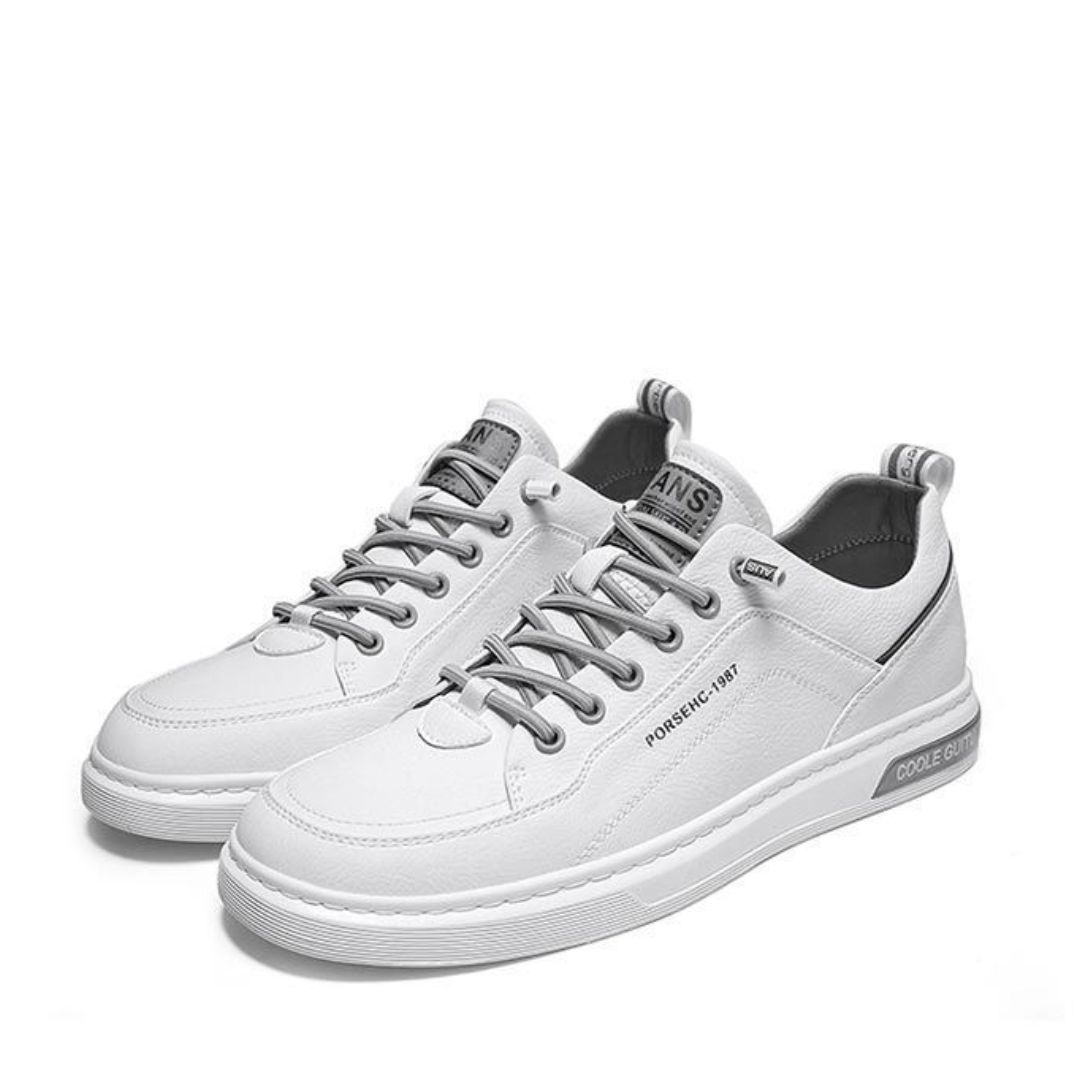 Sneaker Man Shoe Sneaker Boy Shoes Spring Autumn New Casual Leather Shoes Men's White Flat Shoes Youth Versatile Summer Sports White Shoes