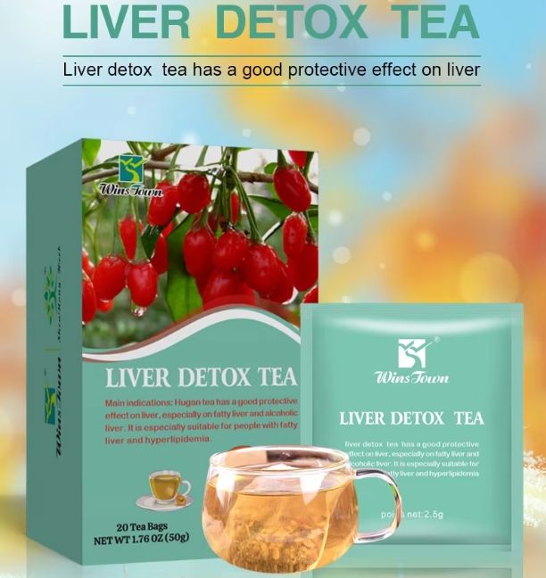 Winstown Liver detox tea natural herbal protective activate circulation fatty liver healthy organic vegan boost energy tea