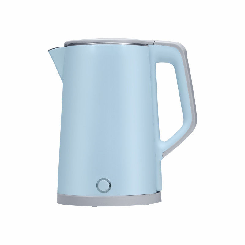 Electric Kettle, 2.3L Portable Travel Kettle with Double Wall Construction, 304 Stainless Steel Electric Tea Kettle for Business Trip, Small Electric Kettle with Auto Shut-Off
