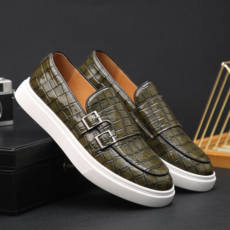 Men's summer breathable 2025 new style casual one-step loafers, men's business formal leather shoes