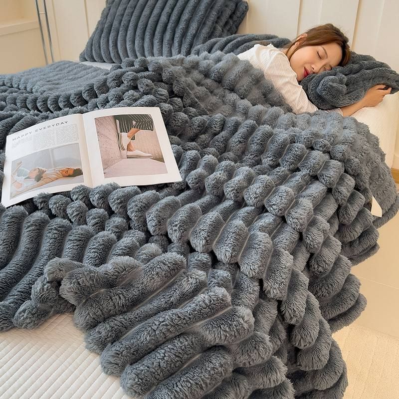 100*150，150*200，180*200，200*230 Plush blanket, Falei blanket, Coral fleece cover blanket, Thickened fleece blanket, Carpet CRRSHOP free shipping