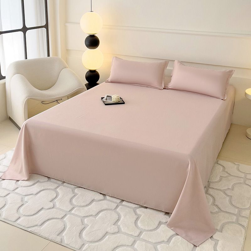 120*230cm ,150*230cm,180*230cm,220*230cm,230*250cm,Bed Sheet pillowcase Aloe vera cotton, washed cotton, bed sheets, plain brushed wool CRRSHOP 48*74cm pillow case free shipping