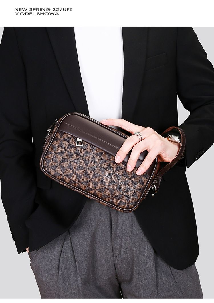 2025 New Men's Crossbody Bag, Mini Small Backpack, Fashion Minimalist Phone Bag, Casual Single-Shoulder Bag, Portable Clutch Bag for Men