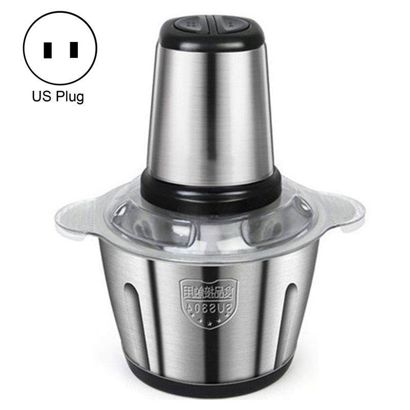  2L Meat Grinder Eco-friendly Large Capacity Stainless Steel Electric Meat Chopper for Home