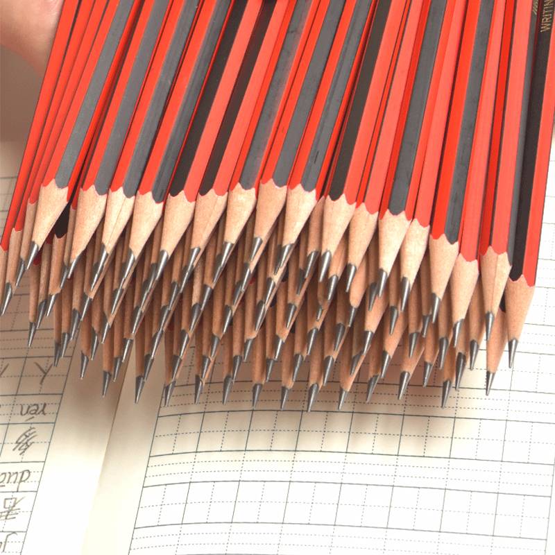 12Pcs Pencil with Eraser Tip, Suitable for Children, Teenagers & Adults, Ideal for Drawing, Writing, Office Desk & General Work Pack of 12 with 1 sharpener