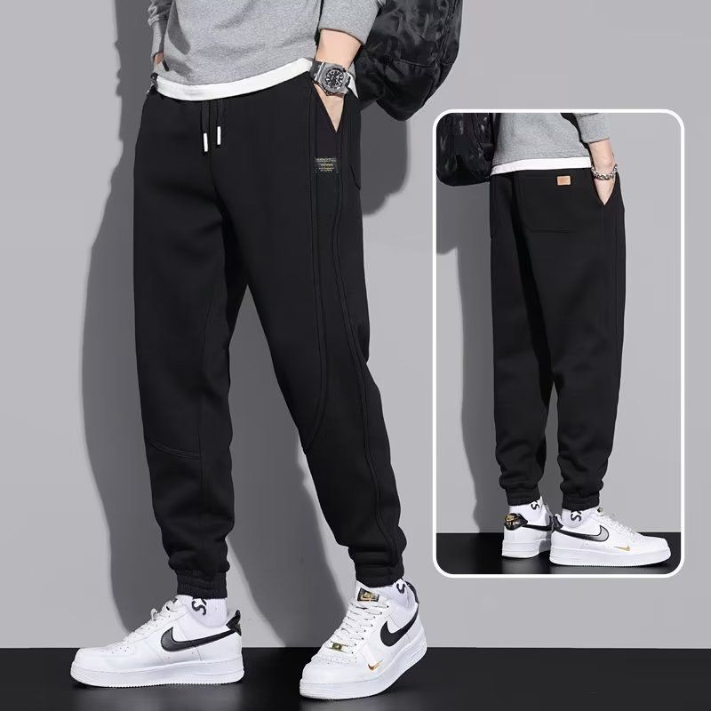 Men's Spring-Summer New Loose Casual Pants Solid Color Sports Pants