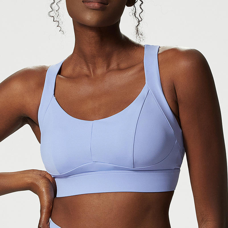 C159 Traceless Adjustable Buckle Hollow Out X Back Running Vest Breathable Fast Dry Fitness Dancing Gym Yoga Sports Bra