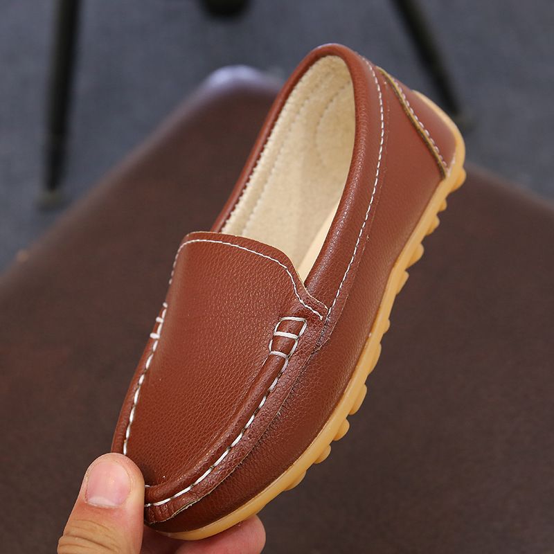 Loafer Kid Unisex Children's Casual Versatile Small Leather Shoes