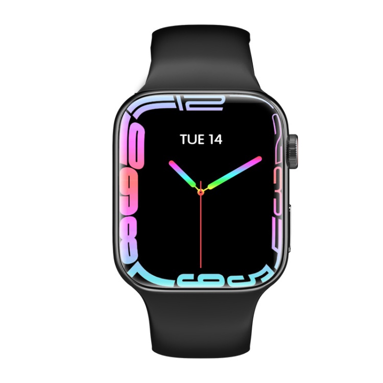 Smart Bracelet T900 PRO MAX smartwatch Bluetooth call CRRSHOP Smart Watch  1.8" HD large screen black silvery grey pink blue watch rotate button free shippingblack