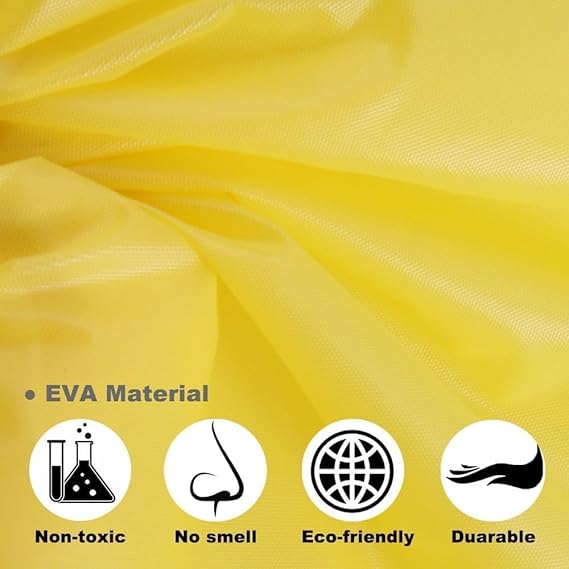 Raincoats for Adults Reusable, EVA Rain Ponchos Lightweight Rain Coat Waterproof Rain Gear for Men and Women
