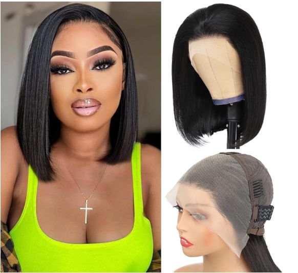 Glueless Wigs 13*4 Human Hair BOBO