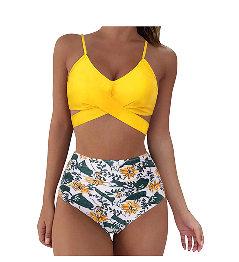21520 Women Wrap Bikini Set Push Up High Waisted 2 Piece Swimsuits