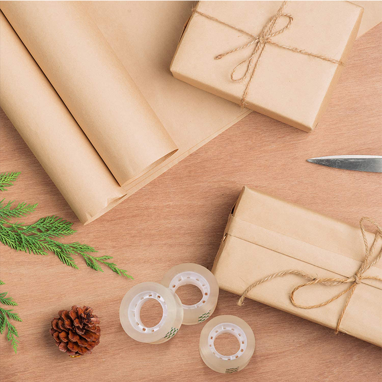 Multifunction Transparent Tape Clear Tape Gift Wrapping Refill Roll for Office, Home, School