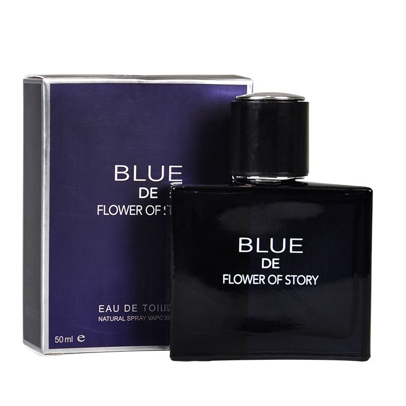 Flower Story Azure Men's Perfume - Long-Lasting Light Fragrance Ocean Note Cologne