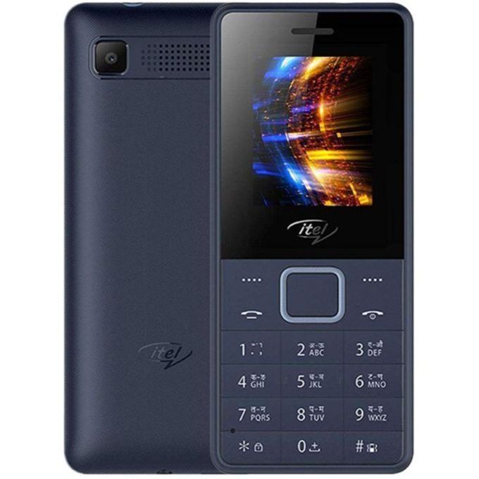 Itel IT2160 Dual SIM Phone - 32MB ROM + 32MB RAM - Blue/Black