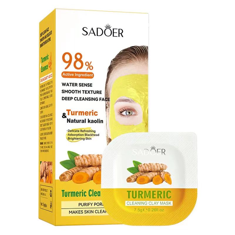 Turmeric Skincare Set Anti Acne Dark Spot Whitening Private Label Soap Serum Scrub Cream Facial Wash face Skin Care Set