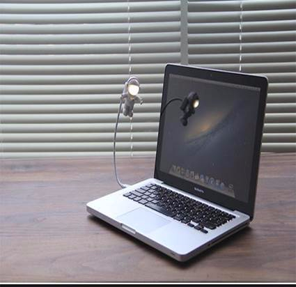 Astronaut Lighting Lamp USB Headlight Computer Phone Charging lamp