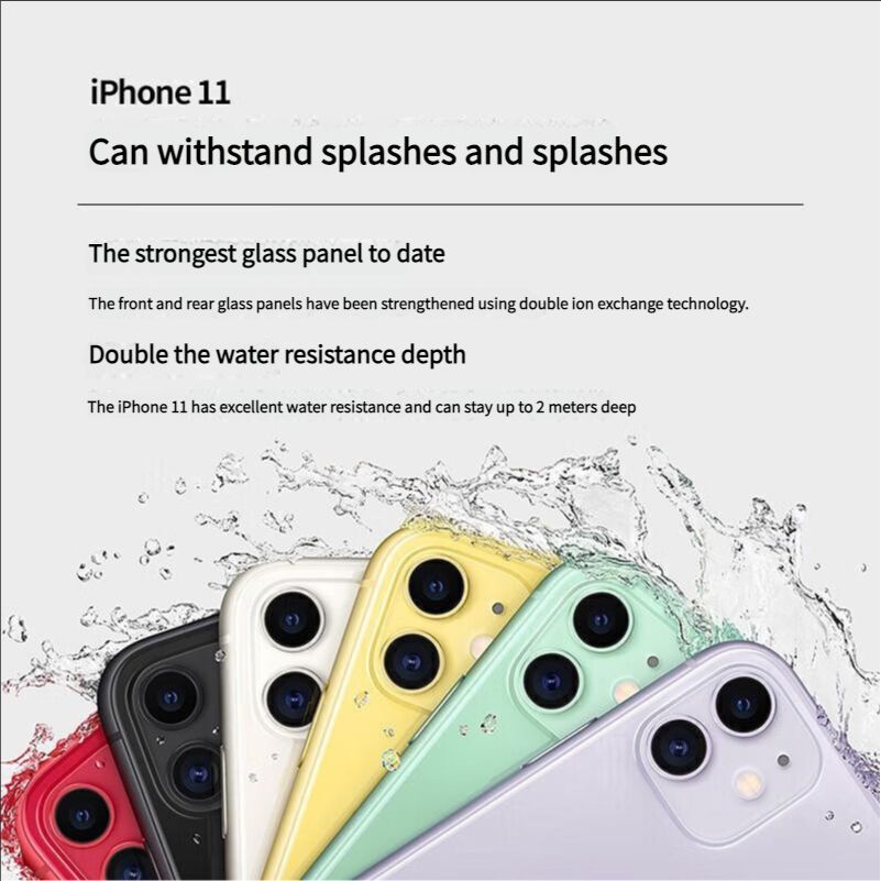 Apple iPhone 11-6.1" -128G HDD-4GB RAM 99%New 