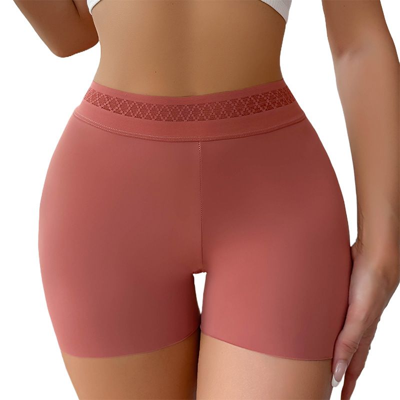 Europe and the United States new solid color hip lift belly pants corset body body tight waist plastic waist pants boxers CX0013