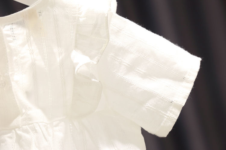 Baby girl princess dress new style children's summer clothes for girls fresh and versatile small flower baby shirt trendy baby girl summer clothes