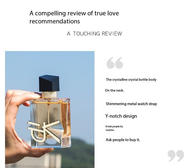 Small Town Yixiang Free Water Women's Perfume Floral Fragrance, Fresh and Long-lasting Eau de Toilette for Students