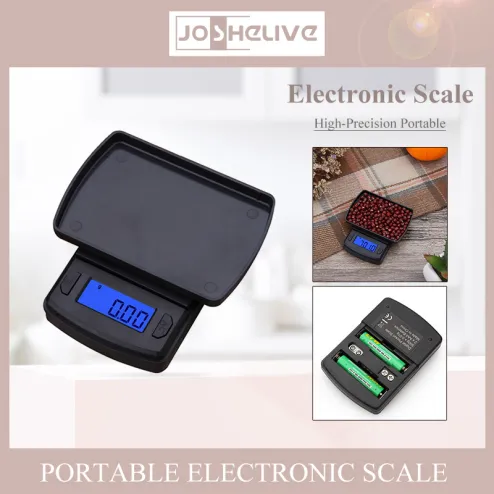 500g/0.01g High- Pocket Scale Accurate Kitchen Scale Jewelry Scale Mini Food Scale Electric Kitchen Scale Baking Scale, Size: 500g 0.01g