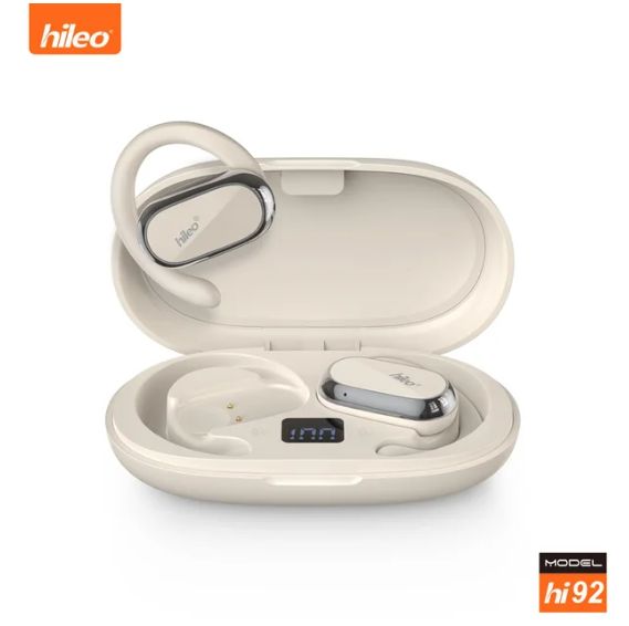 Hileo Hi92 Sports Earphones Earhook Design, HIFI Audio, Super Power  Best Price in GH! (Ideal for Running & Workouts  Comfortable & Secure Fit  Buy Now on Tospino Mall!Beige 