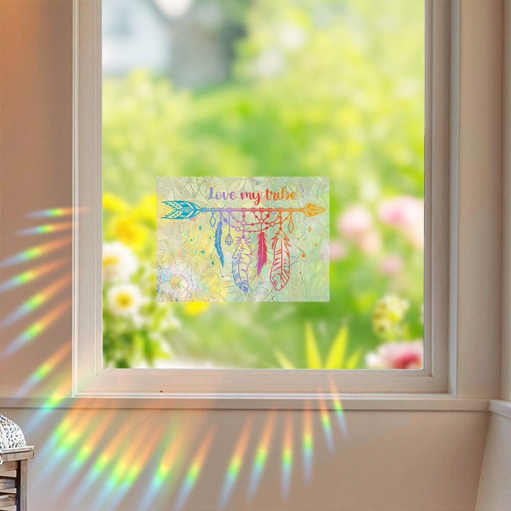 Amazon New Plant, Flower, Animal and Sunlight Catcher Static Glass Sticker - Bird - proof Glass Sticker