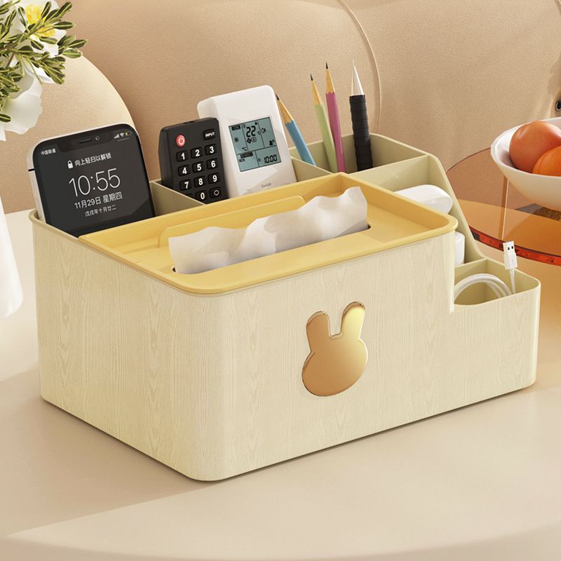 Household Multifunctional Tissue Box Nordic Simple Desktop Paper Drawer Box Living Room Dining Table Coffee Table Remote Control Storage Organizer Box