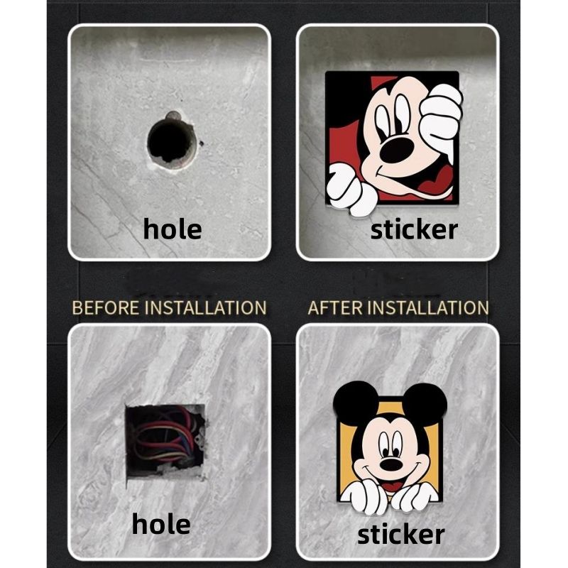 Wall patching stickers, tile patching wall sticker CRRSHOP decorative wallpaper for covering ugliness, masking stickers, waterproof stickers, wall renovation