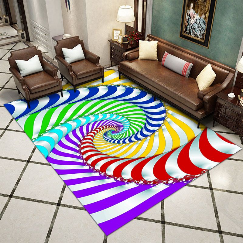 40*60cm,50*80cm ,60*90cm Color 3D visual dizziness carpet CRRSHOP Living room, bedroom, coffee table, three-dimensional floor mat# 04