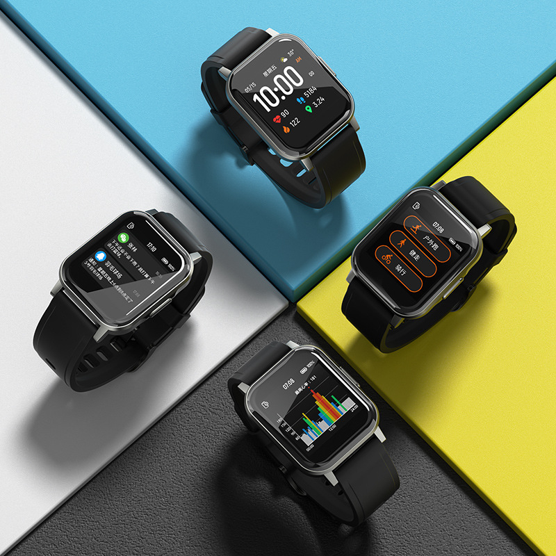 Original Haylou LS02 Smart Watch Men ,IP68 Waterproof ,12 Sport Models,Bluetooth 5.0 Sport Heart Rate Monito,English Version