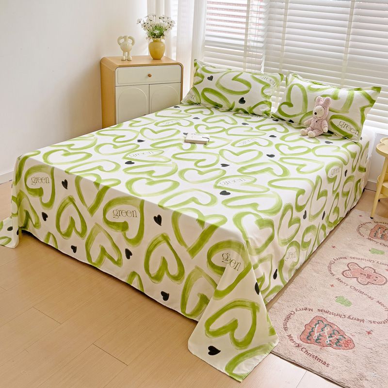 120*230cm ,150*230cm ,180*230cm,220*230cm ,230*250cm Washed cotton brushed bed sheets pillow cases CRRSHOP free shipping Bed cover pillowcase 48 * 74cm