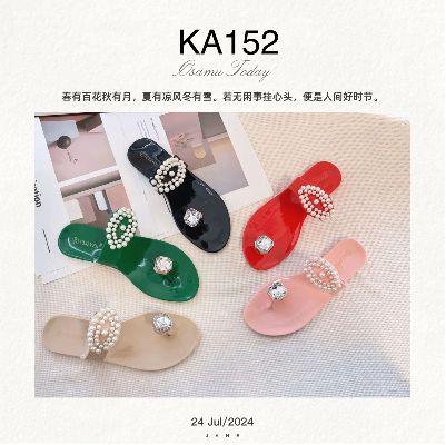 Women's Anti-Odor Waterproof Flip-Flops Slippers Abrasion Resistance and Slip Resistance

