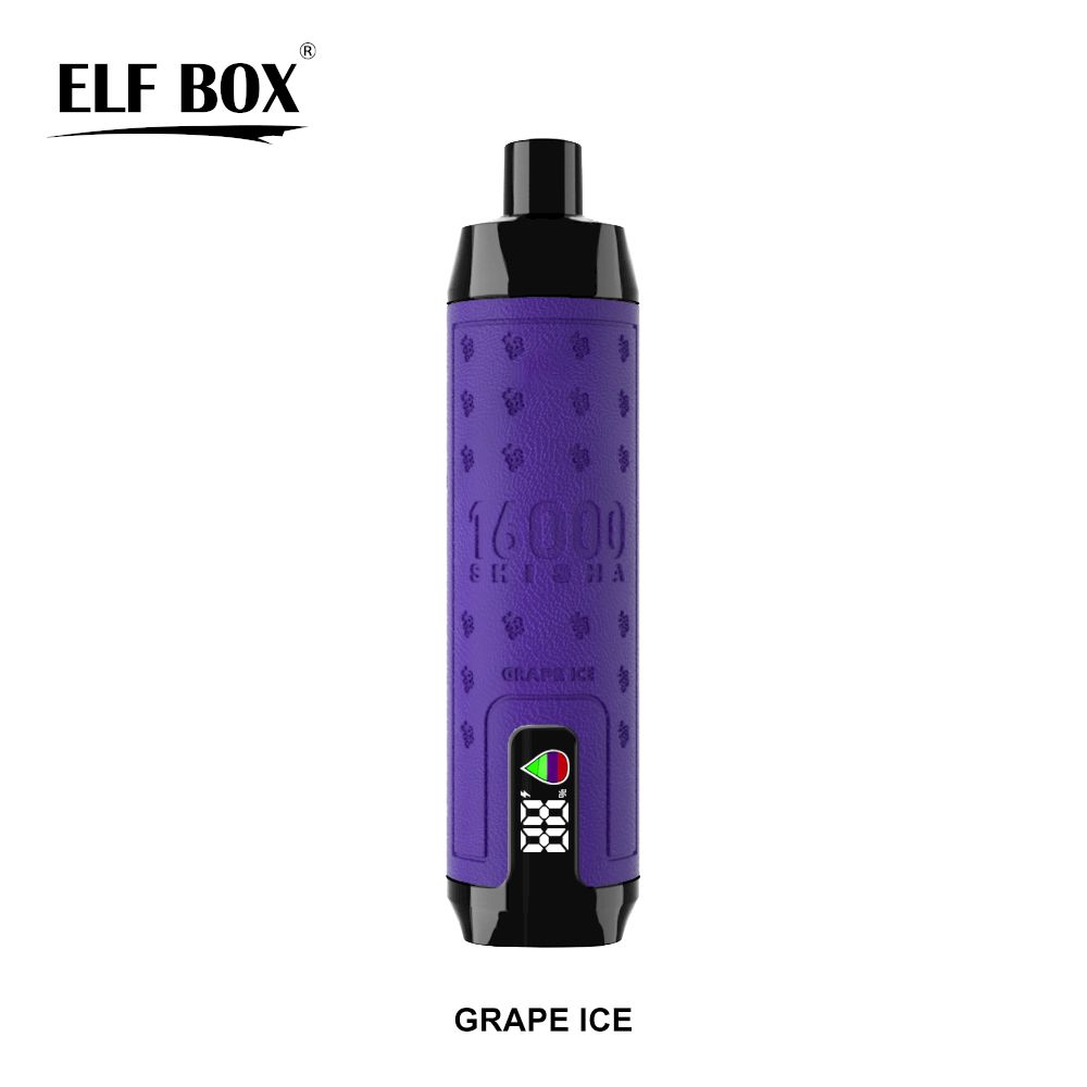 1box-10pcs Blind box Random flavor surprises!ELF BOX SHISHA 16000 PUFFS 12 flavourv50mg 20mg flavour Nicotine e-cigarette 10pcs/Box Beast rechargeable High Capacity Fruits Flavour Vape Pen