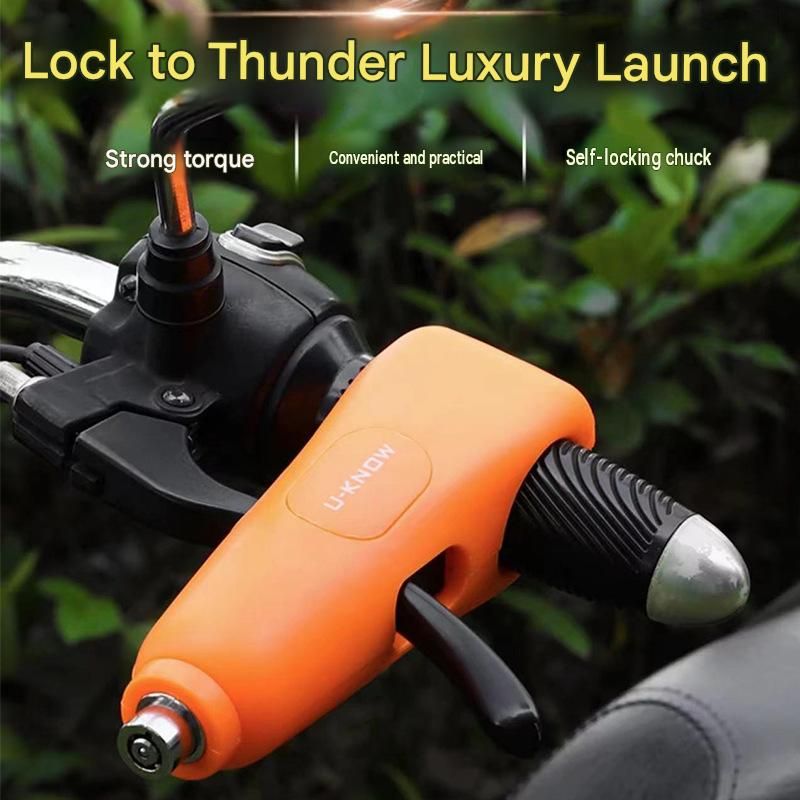 Electric Scooter Handlebar Lock Anti-Theft Brake Grip Lock Universal Motorcycle Bicycle Hand Grip Lock Safety Anti Theft Lock For E-bike
