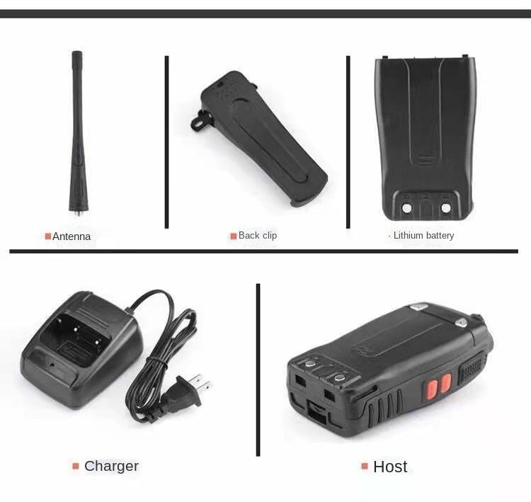 Baofeng walkie-talkie handheld wireless walkie-talkie professional walkie-talkie(Comes with headphones)(European gauge plug)