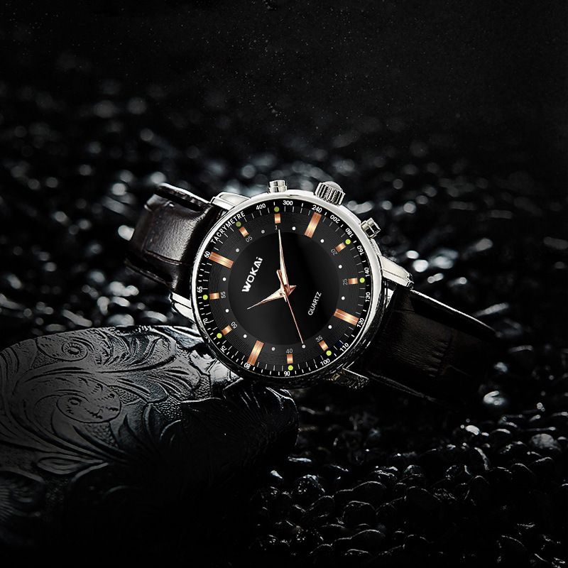 Business watch quartz sports watch casual belt men's watch