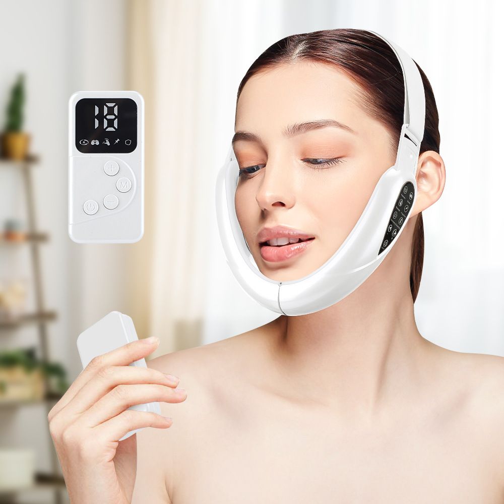 Micro Current V-shaped Facial Massage Lifting And Tightening Beauty Multifunctional Face Slimming Instrument
