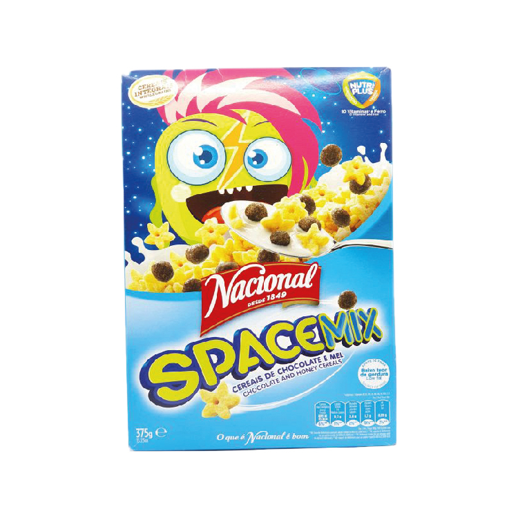 Nacional Cornflakes-Chocolate Cereal-Space Max-375g