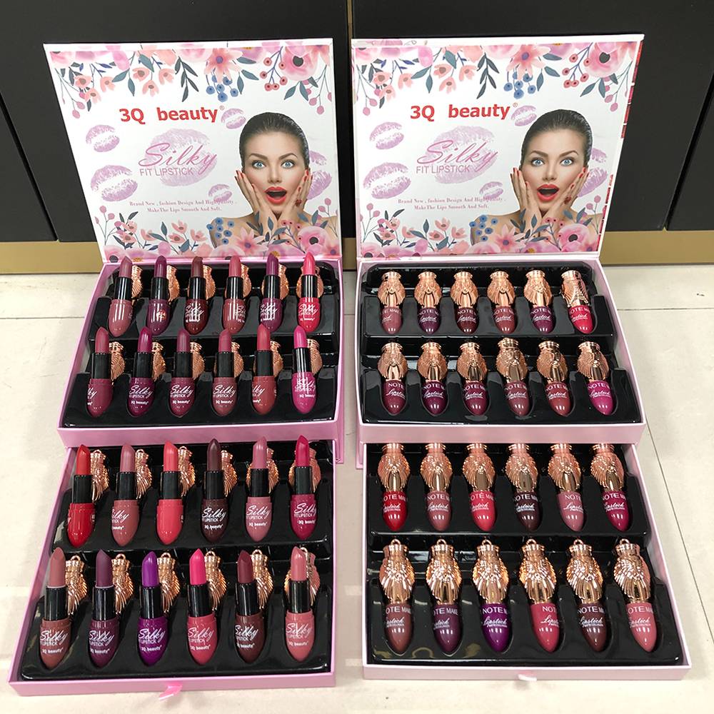 LS-88268 Long-lasting Matte Lip Stick Set, 24 PCS Multi Colored Featuring Velvet Smooth Moisturizer Lip Makeup Kit, 24PCS/BOX
